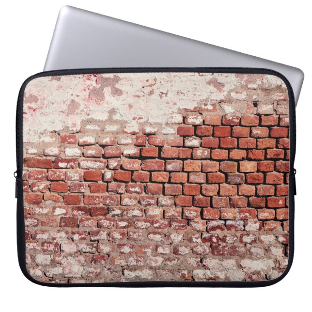 Wall brick brick wall laptop sleeve (Front)