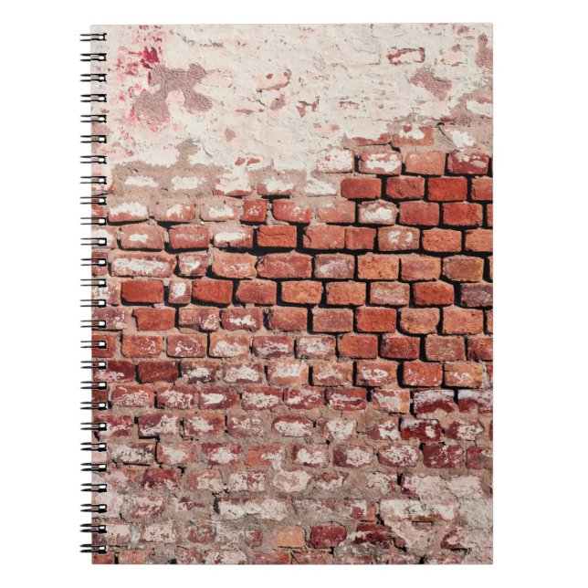 Wall brick brick wall notebook (Front)