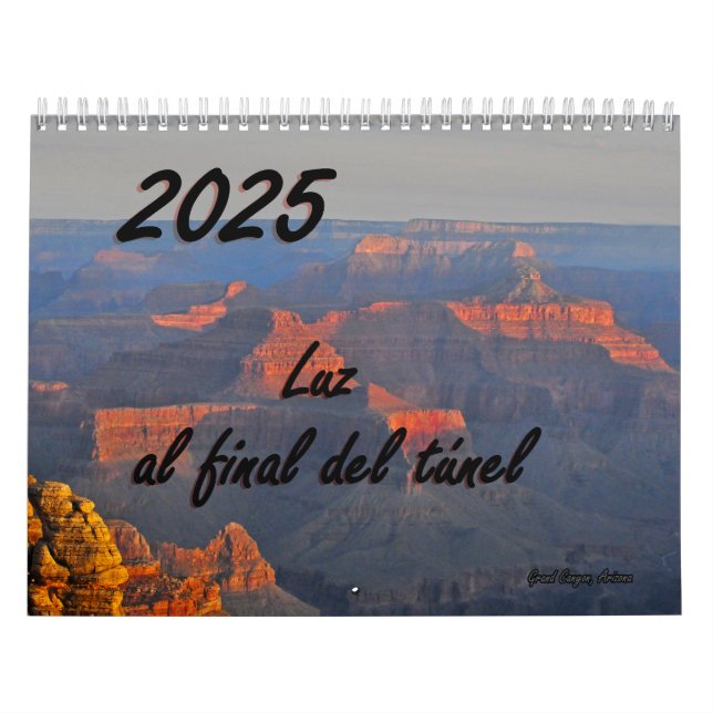 Wall Calendar 2025 with Spanish Bible Verses (Cover)