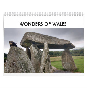 WALL CALENDAR: WONDERS OF WALES CALENDAR