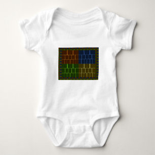 Wall canvas baby bodysuit