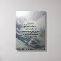 WALL CANVAS MOTHER NATURE POEM STYLE DESIGN