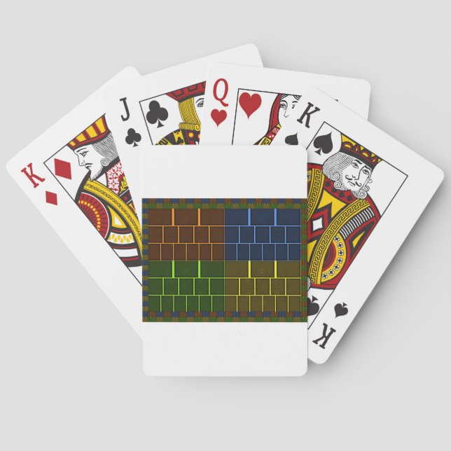 Wall canvas playing cards (Back)