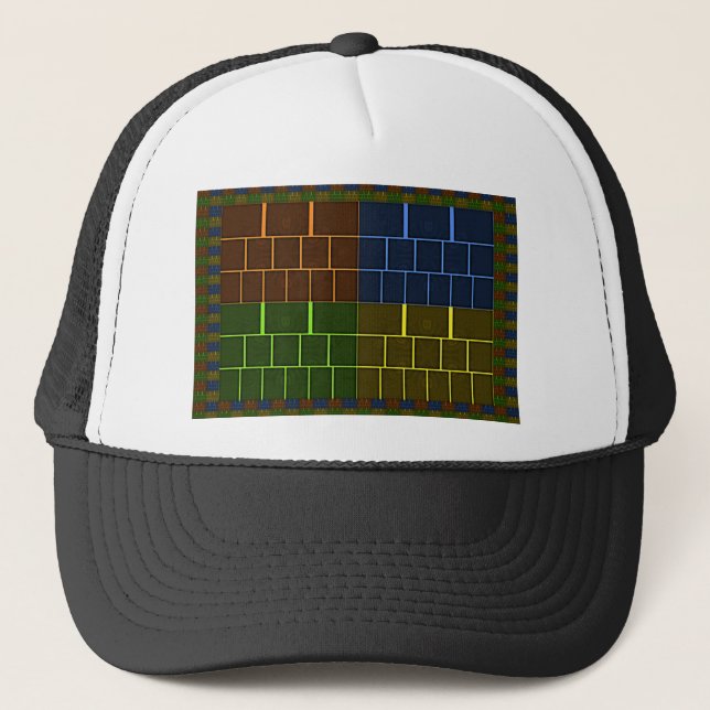 Wall canvas trucker hat (Front)