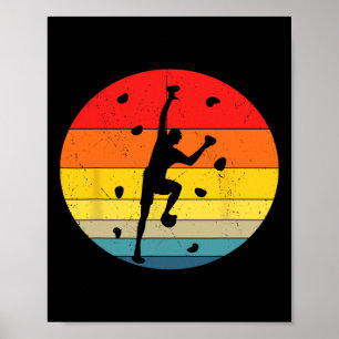 Wall Climbing Bouldering Indoor Climber Climbergoo Poster