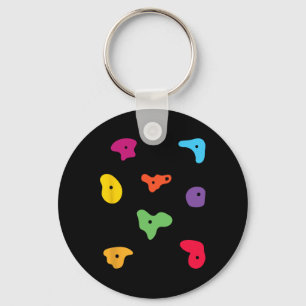 Wall Climbing Indoor Rock Climbers Action Sports A Key Ring