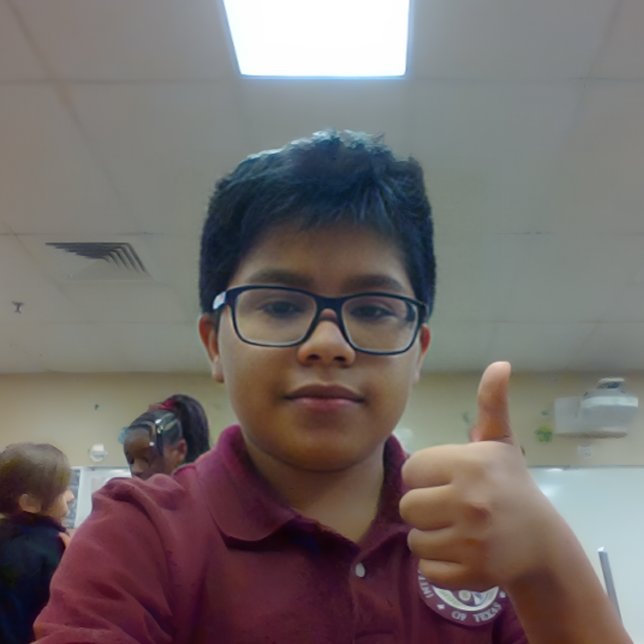 Wall Clock, 10" Round Frame With Caleb Cea's face Large Clock (Caleb's Face)