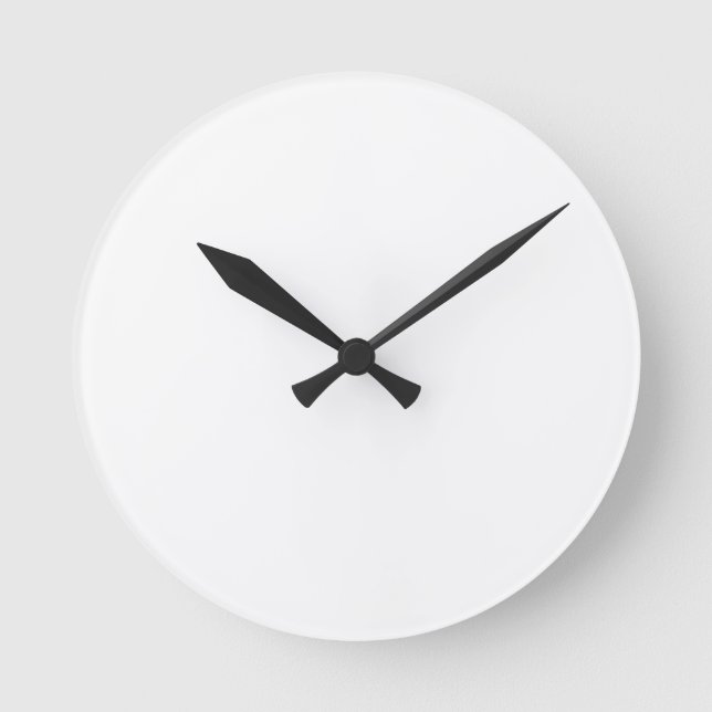 Wall Clock, 8" Round Acrylic Round Clock (Front)