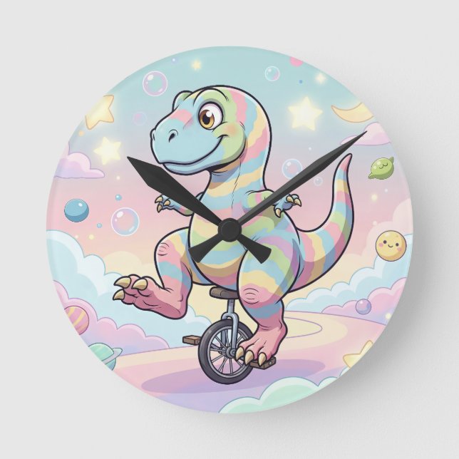 Wall Clock, 8" Round Acrylic Round Clock (Front)