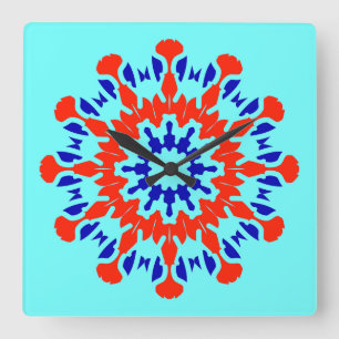 Wall Clock, An elegant multicolor classic design S Square Wall Clock