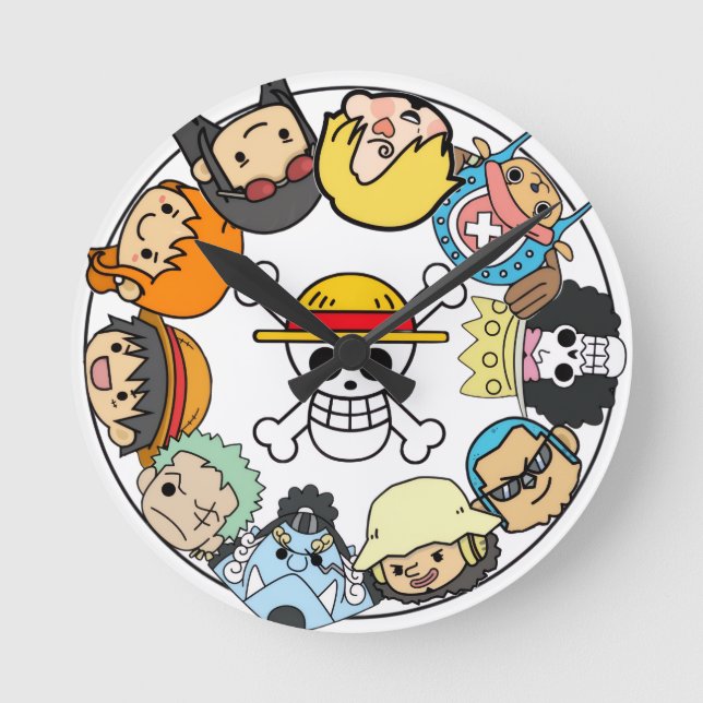 Wall clock- Anime theme  Round Clock (Front)