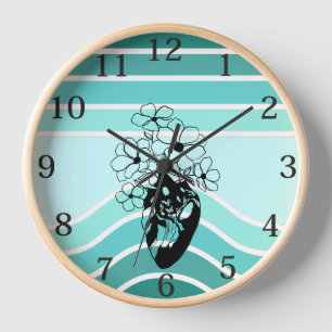 Wall clock for hospital, medical center