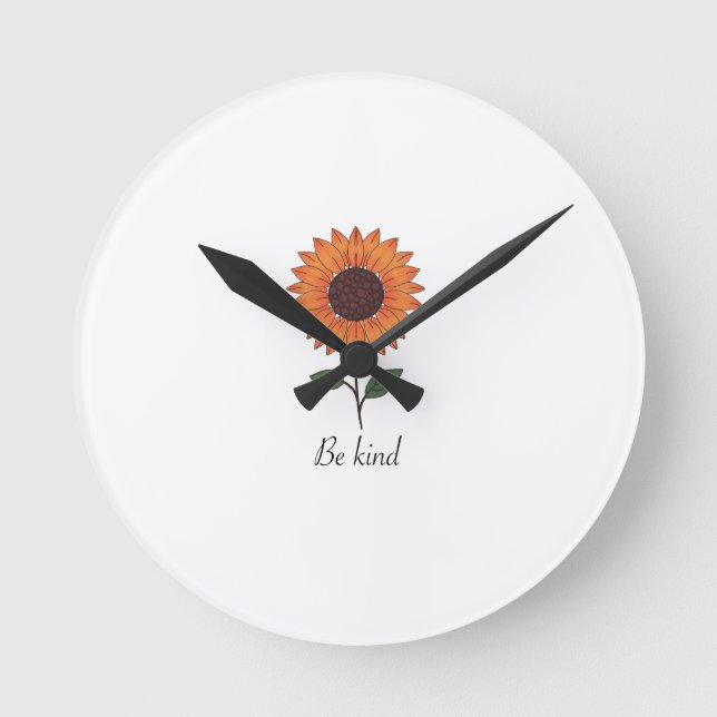 Wall Clock From “kindness bloom “collection (Front)