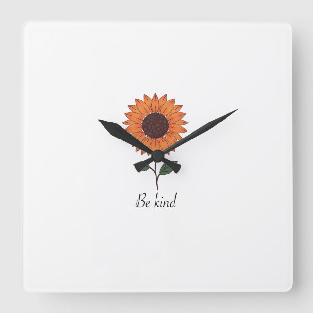 Wall Clock From “kindness bloom “collection (Front)