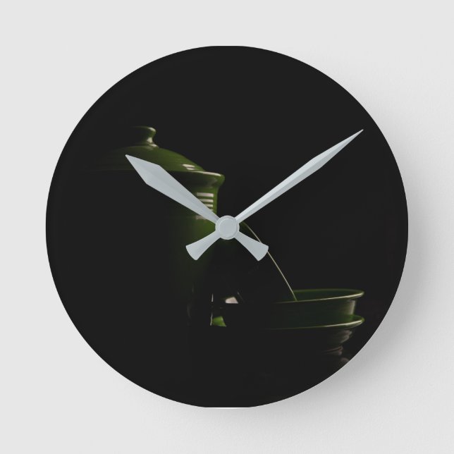Wall Clock Green Fiesta (Front)