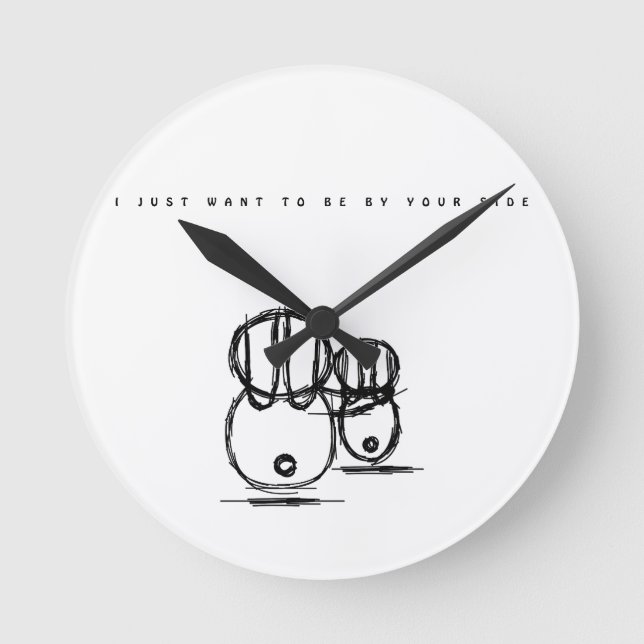 Wall Clock | I Just Want To Be By Your Side (Front)