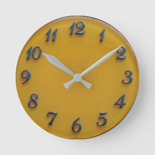 Wall Clock Inspired by Old Beijing Yellow Glass