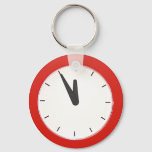 Wall Clock Key Ring
