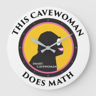 Wall Clock Math Smart Cavewoman