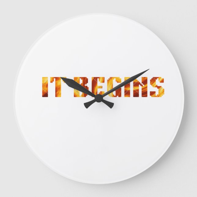 Wall Clock | Modern Home Style Large clock  (Front)