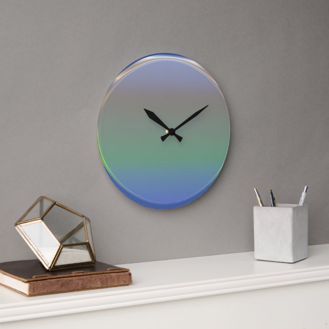 Wall clock multi-color. (Office)