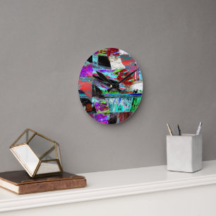 Wall Clock – Neon Pulse