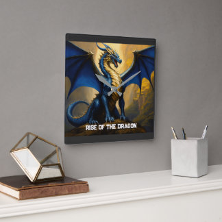 Wall Clock Rise of The Dragon