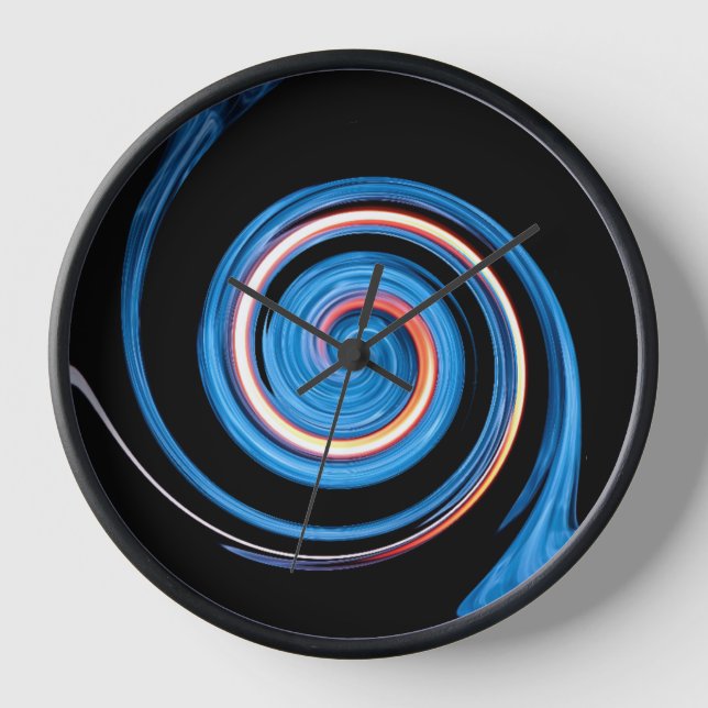 Wall Clock swirl  (Front)