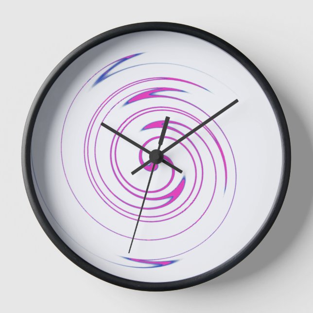 Wall Clock  tribal rounding  (Front)