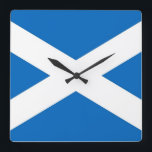 Wall Clock with Flag of Scotland<br><div class="desc">Add a touch of Scottish pride to your space with our exclusive wall clock featuring the flag of Scotland! Crafted with meticulous attention to detail, this wall clock is more than just a timekeeping device; it’s a celebration of Scotland’s rich heritage and cultural pride. The elegant design prominently displays the...</div>