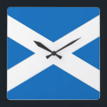 Wall Clock with Flag of Scotland<br><div class="desc">Add a touch of Scottish pride to your space with our exclusive wall clock featuring the flag of Scotland! Crafted with meticulous attention to detail, this wall clock is more than just a timekeeping device; it’s a celebration of Scotland’s rich heritage and cultural pride. The elegant design prominently displays the...</div>