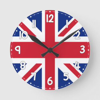 Wall Clock with the flag of England - Flag of engl