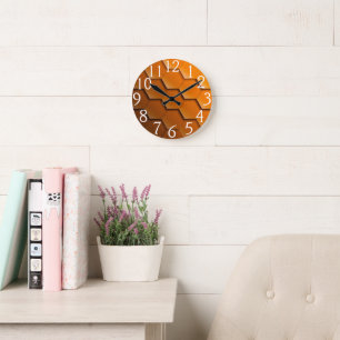 Wall clock wood with numbers,Wall clock unique
