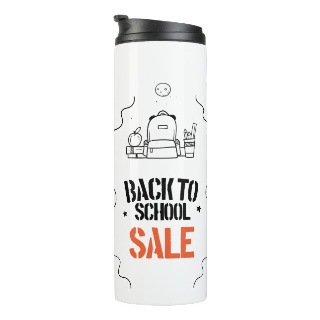 Wall Decal Thermal Tumbler (Rotated Right)