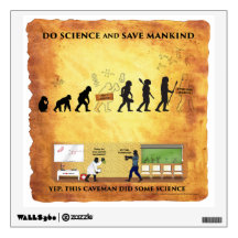 Wall Decal This Smart Caveman Does Science