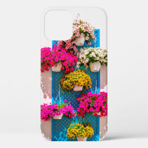wall floral decoration in ethnic style. garden des iPhone 12 case
