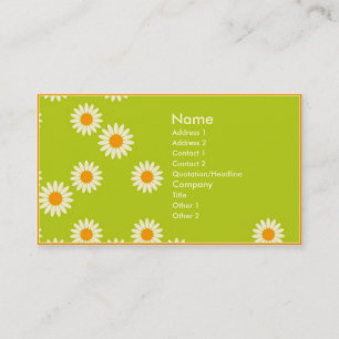 Wall Flowers Business Card