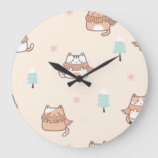 WALL KITTY KAT CLOCK