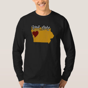 WALL LAKE IOWA IA USA Cute Souvenir Merch  US City T-Shirt