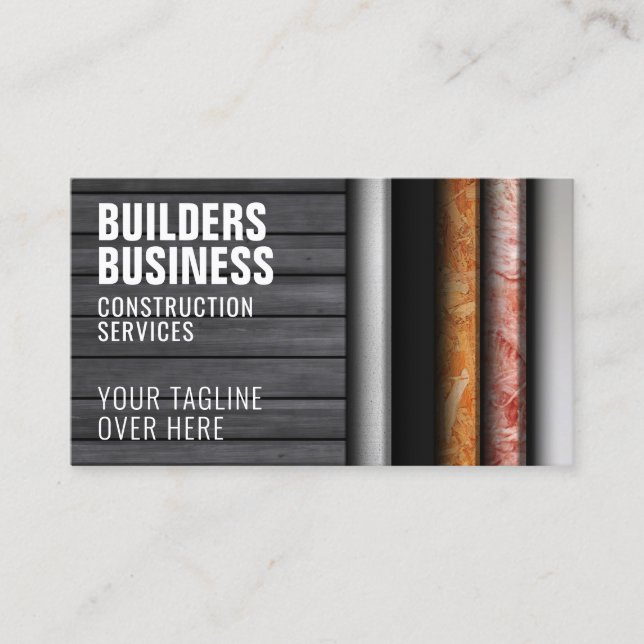 Wall layers faux looks  business card (Front)