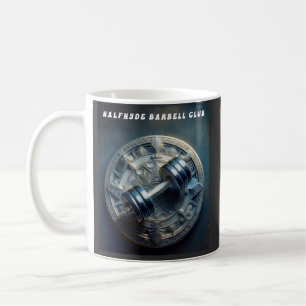 Wall Logo From Halfhyde's Barbell Club  Coffee Mug