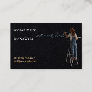 Wall Mural Painter Business Card