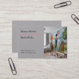 Wall Mural Painter Business Card