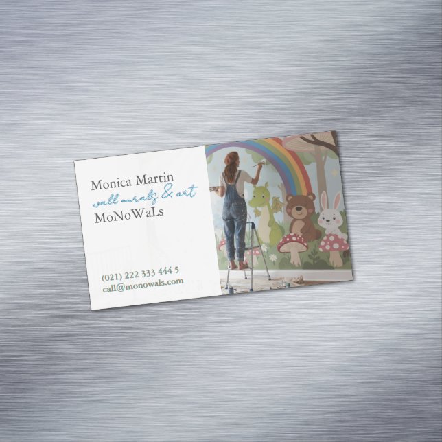 Wall Mural Painter  Magnetic Business Card (In Situ)