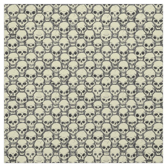 Wall o’ Skulls Fabric (Swatch)