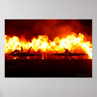 "Wall of Fire" Poster