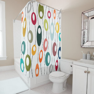 Wall of Ovals  Shower Curtain
