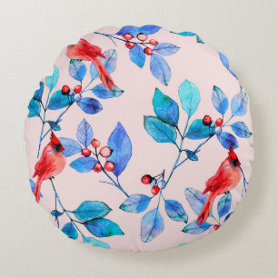 Wall of pink bricks use to backgroundabstract,arch round cushion