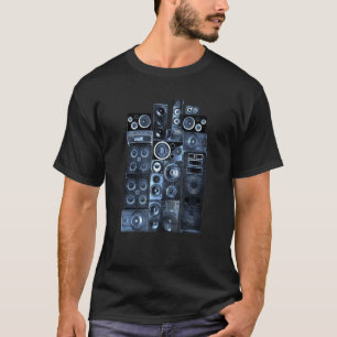 WALL OF SOUND - music - speakers - amp - stereo T-Shirt
