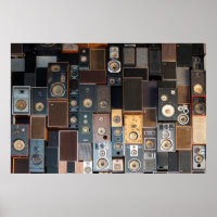 Wall of speakers